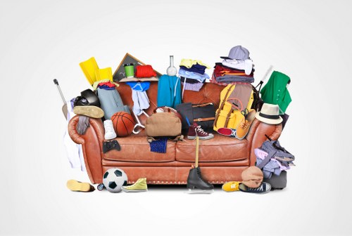 Professional garage clearance team at work in Dulwich