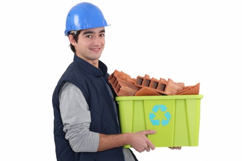 Professional team conducting office clearance in Dulwich