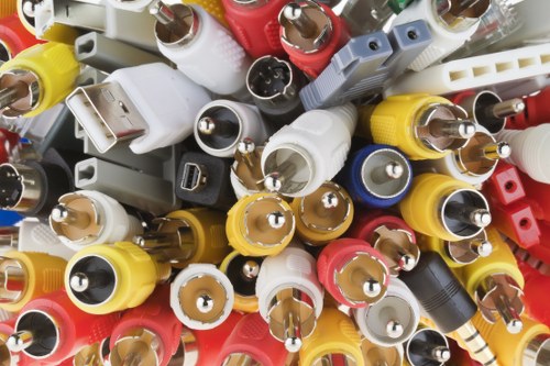 Modern rubbish removal truck arriving for waste pickup in Dulwich